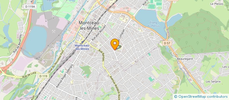 localisation de l'entreprise SCI IDELER  MONTCEAU-LES-MINES