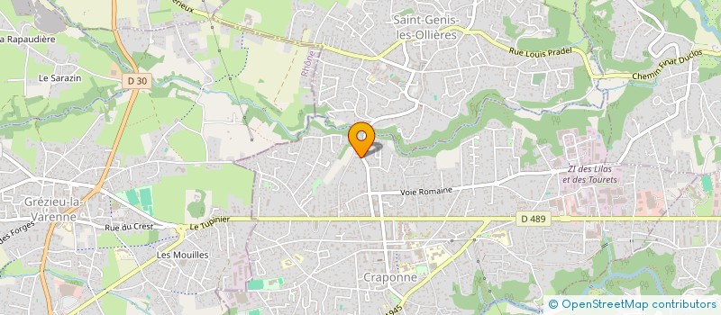 localisation de l'entreprise SCI IDEM  CRAPONNE