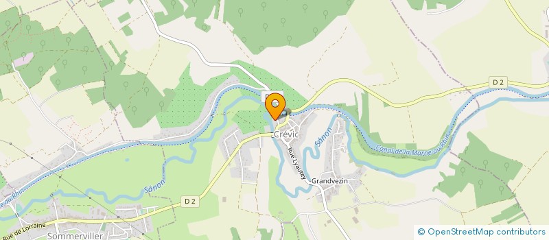 localisation de l'entreprise SCI IDEOCTROI  CREVIC