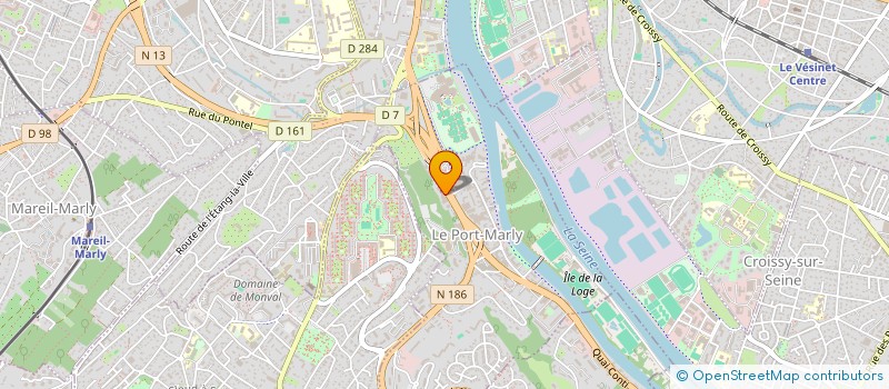 localisation de l'entreprise SCI IDEUM PORT-MARLY  LE PORT-MARLY