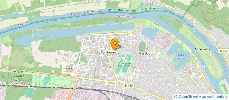 localisation de l'entreprise SCI IDF IMMOBILIER  MANTES-LA-JOLIE