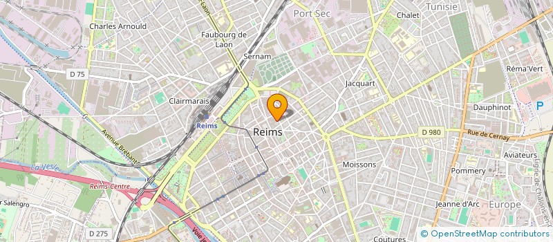 localisation de l'entreprise SCI IDFL  REIMS