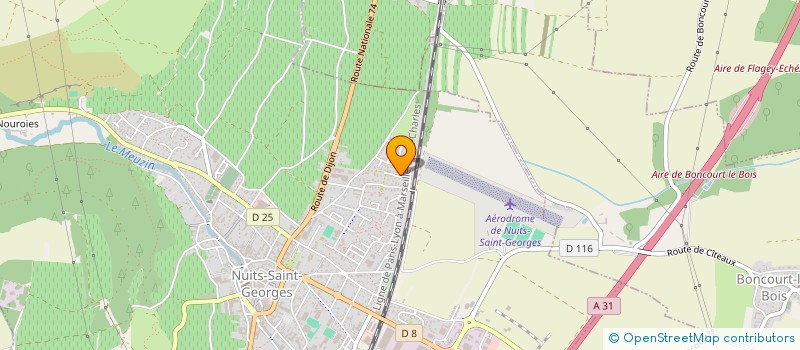 localisation de l'entreprise SCI IDH à NUITS-SAINT-GEORGES