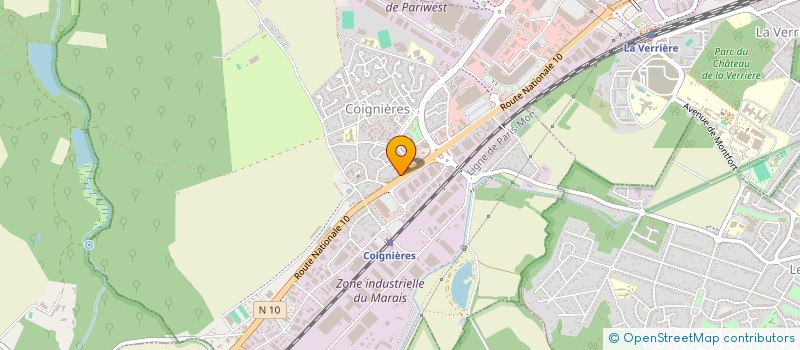 localisation de l'entreprise SCI IDH DU 27 AVENUE DES TROIS PEUPLES à COIGNIERES