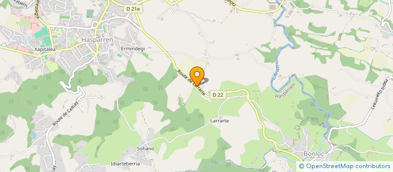 localisation de l'entreprise SCI IDIBERRIA à HASPARREN