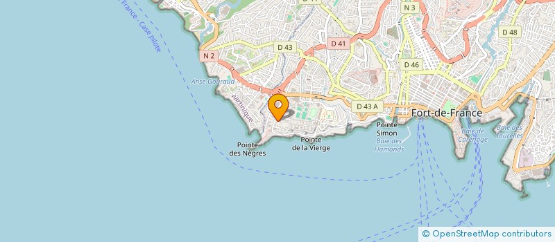 localisation de l'entreprise SCI IDIEDA IMMOBILIERE à FORT-DE-FRANCE