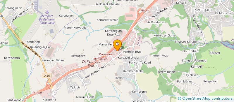 localisation de l'entreprise SCI IDIL  PLOMELIN