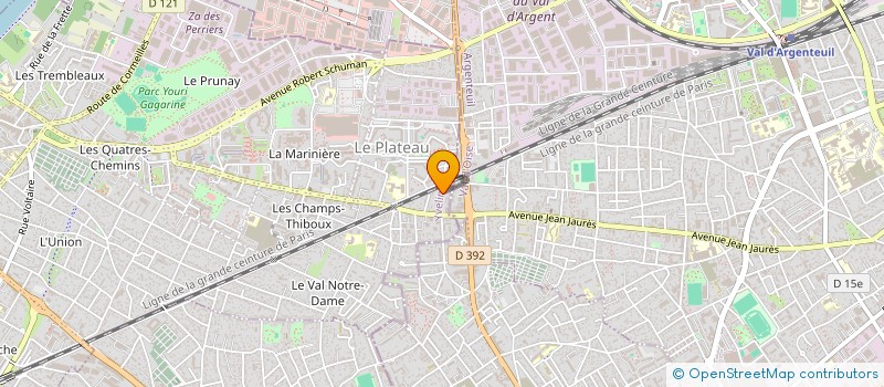 localisation de l'entreprise SCI IDIR  SARTROUVILLE