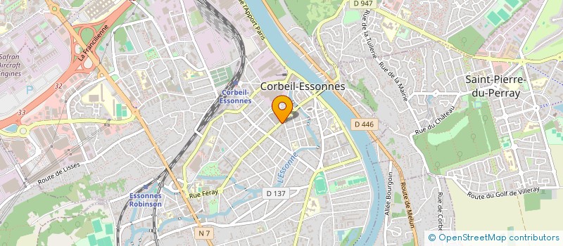 localisation de l'entreprise SCI IDL à CORBEIL-ESSONNES