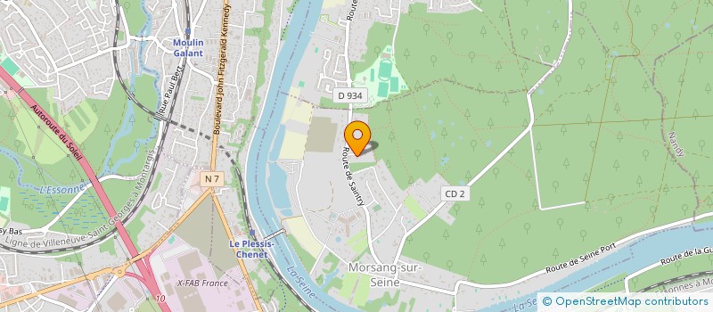 localisation de l'entreprise SCI IDN  MORSANG-SUR-SEINE