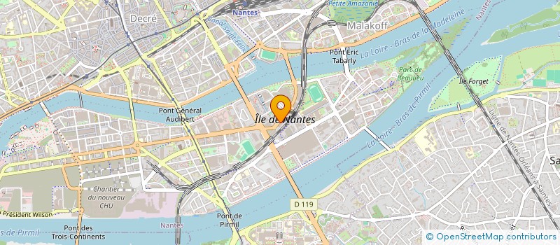 localisation de l'entreprise SCI IDN PLANETE  NANTES