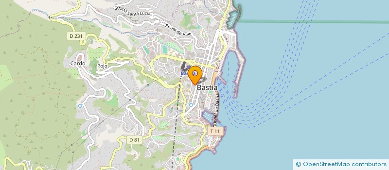 localisation de l'entreprise SCI IDOL à BASTIA