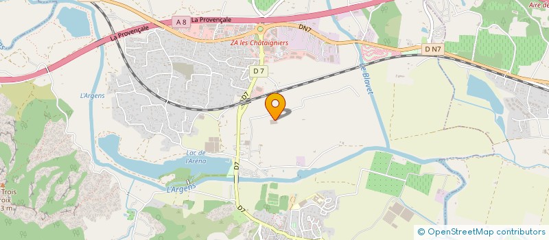 localisation de l'entreprise SCI IDOR à ROQUEBRUNE-SUR-ARGENS