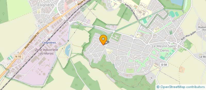 localisation de l'entreprise SCI IDORIZE SATP  LE MESNIL-SAINT-DENIS