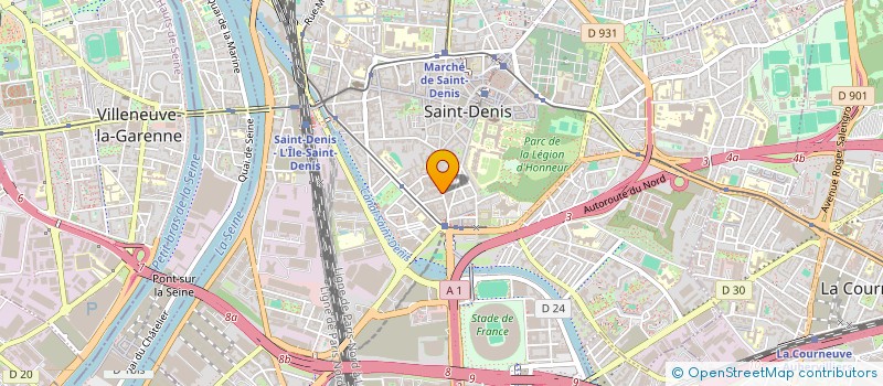 localisation de l'entreprise SCI IDOUFKIR à SAINT-DENIS