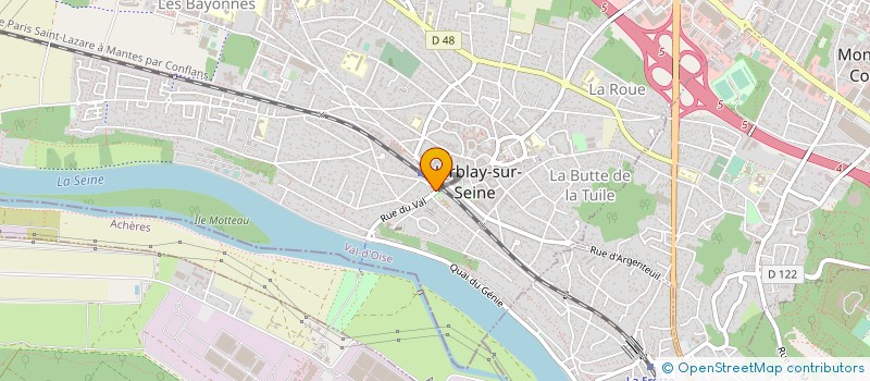 localisation de l'entreprise SCI IDP1  HERBLAY-SUR-SEINE