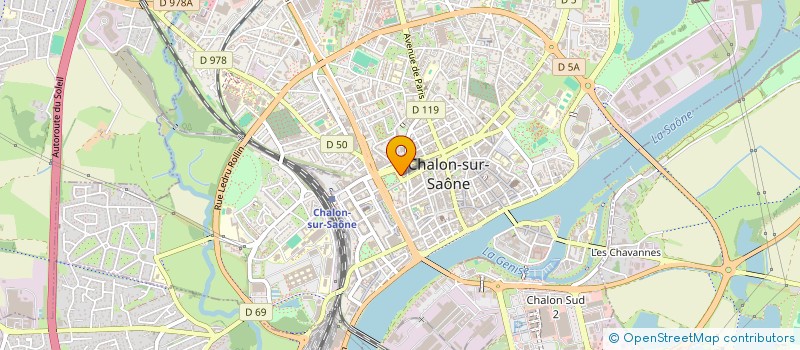 localisation de l'entreprise SCI IDR 17 à CHALON-SUR-SAONE