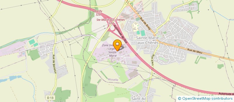 localisation de l'entreprise SCI IDR  SAINTE-MARIE-AUX-CHENES