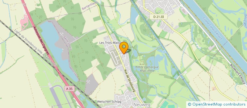 localisation de l'entreprise SCI IDRISSI LHOEST  SAINT-LOUIS