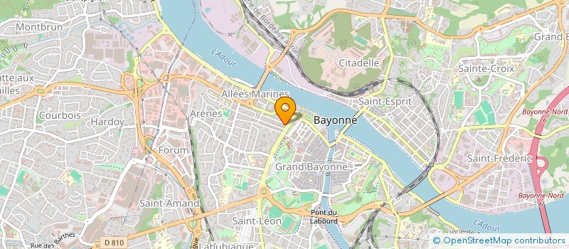 localisation de l'entreprise SCI IDUKI à BAYONNE