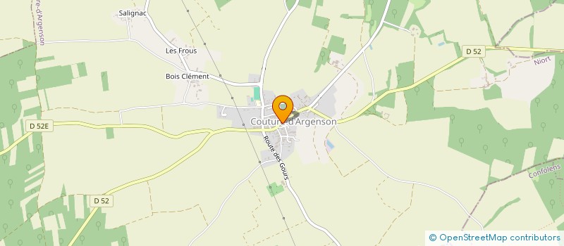 localisation de l'entreprise SCI IDUNE  COUTURE-D'ARGENSON