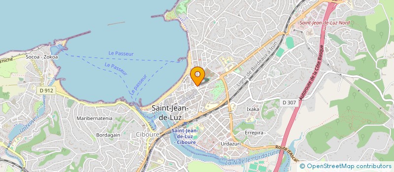 localisation de l'entreprise SCI IDUSKI LOREA à SAINT-JEAN-DE-LUZ