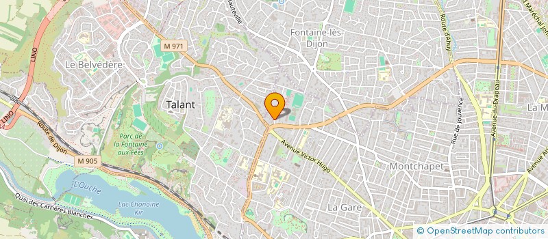 localisation de l'entreprise SCI IDYL à DIJON