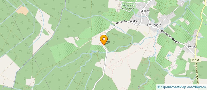 localisation de l'entreprise SCI IDYNIS  LEOGNAN