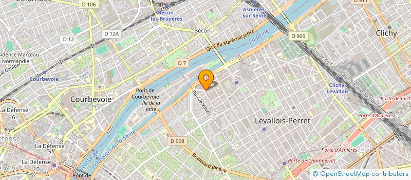 localisation de l'entreprise SCI IE085 PEYROLLES à LEVALLOIS-PERRET