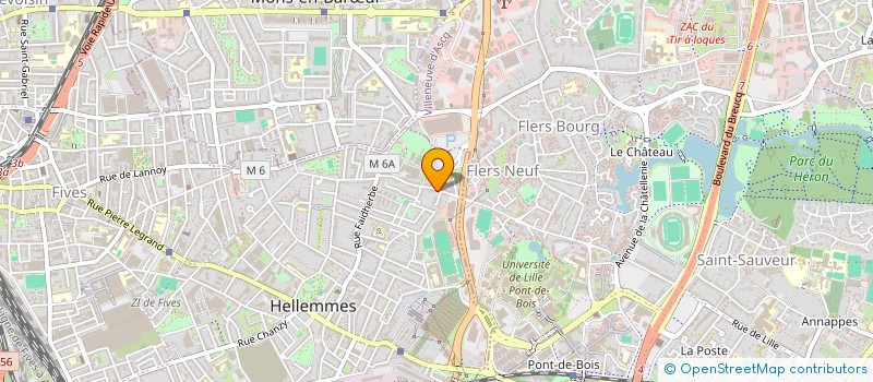 localisation de l'entreprise SCI IENA 142 à LILLE