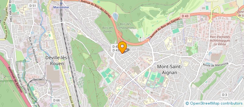 localisation de l'entreprise SCI IENA  MONT-SAINT-AIGNAN