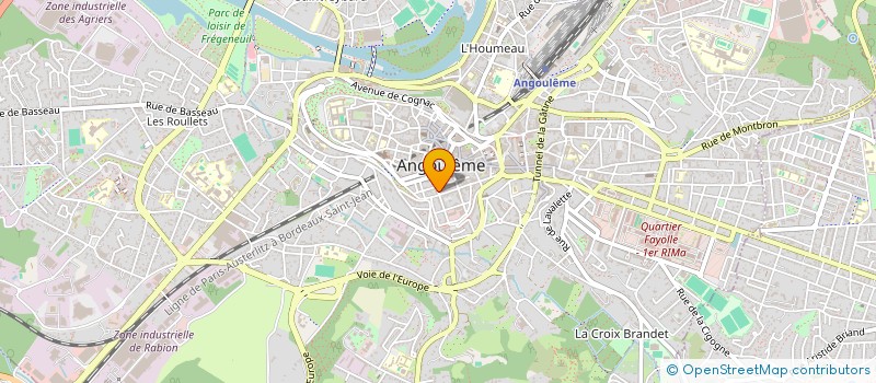 localisation de l'entreprise SCI IENA à ANGOULEME