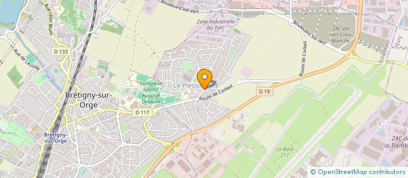 localisation de l'entreprise SCI IENA  LE PLESSIS-PATE