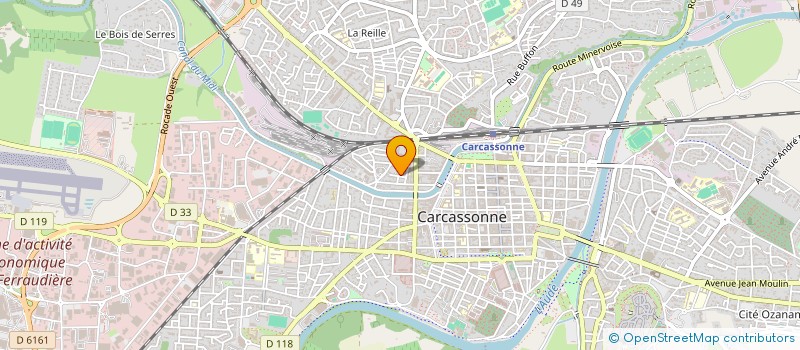 localisation de l'entreprise SCI IENA à CARCASSONNE