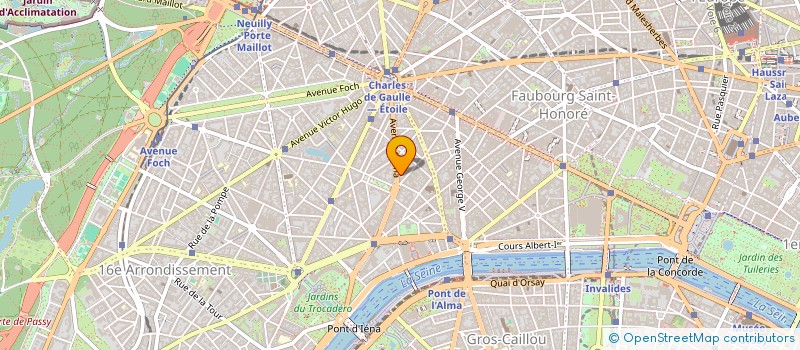 localisation de l'entreprise SCI IENA DOUMER  PARIS