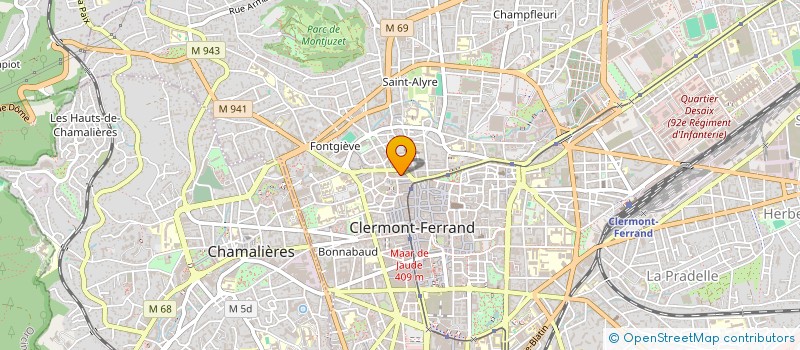 localisation de l'entreprise SCI IF IMMOBILIER  CLERMONT-FERRAND