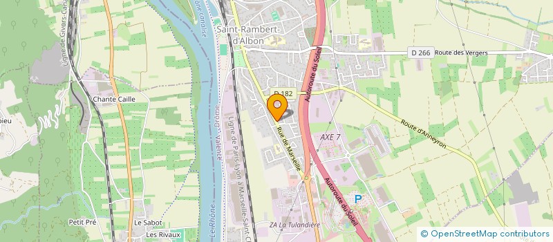 localisation de l'entreprise SCI IFA  SAINT-RAMBERT-D'ALBON