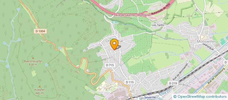 localisation de l'entreprise SCI IFBS  OTTERSTHAL