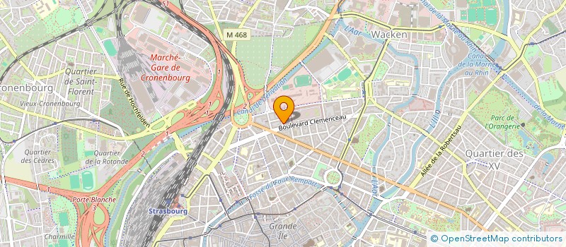 localisation de l'entreprise SCI IFCE  STRASBOURG