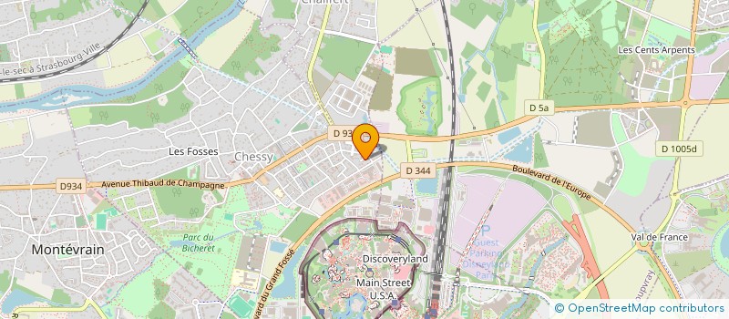 localisation de l'entreprise SCI IFLISSEN  CHESSY