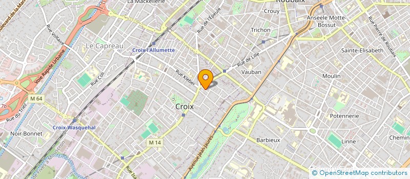 localisation de l'entreprise SCI IFPIL à CROIX