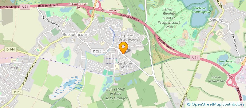 localisation de l'entreprise SCI IFRDANE BRAHIM ET FILS  PECQUENCOURT