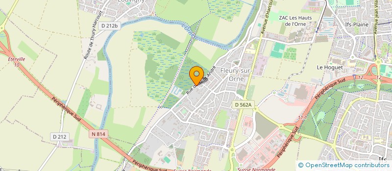 localisation de l'entreprise SCI IFS  FLEURY-SUR-ORNE