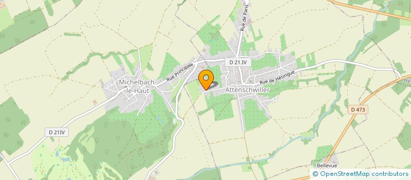 localisation de l'entreprise SCI IGACHE  ATTENSCHWILLER