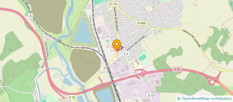 localisation de l'entreprise SCI IGAL  DOMBASLE-SUR-MEURTHE