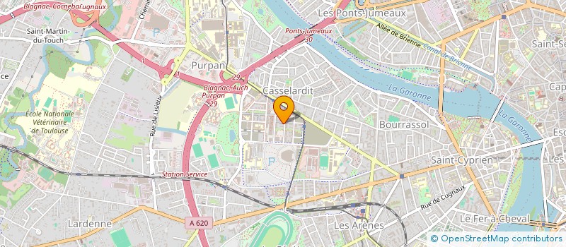 localisation de l'entreprise SCI IGC à TOULOUSE
