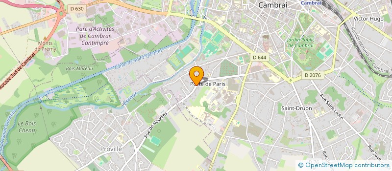 localisation de l'entreprise SCI IGC LES GARDES  CAMBRAI