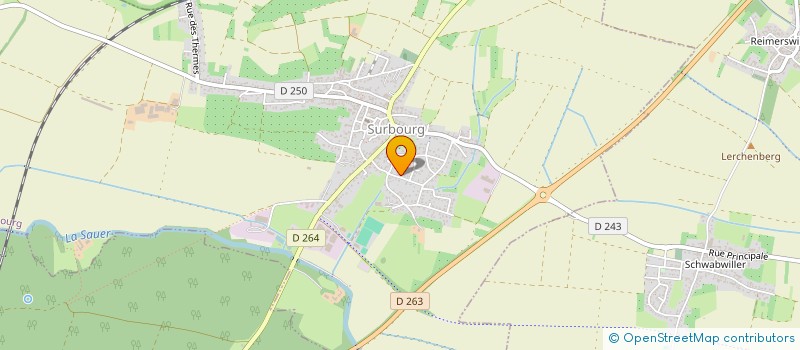 localisation de l'entreprise SCI IGEL SCHAEFFNER  SURBOURG