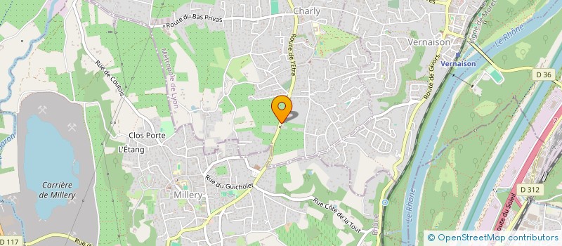 localisation de l'entreprise SCI IGLOO  CHARLY