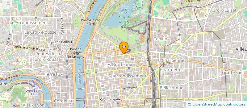 localisation de l'entreprise SCI IGLOO  LYON